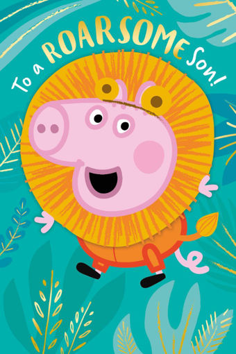 Picture of SON PEPPA PIG BIRTHDAY CARD
